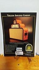 TRILLIUM GUITAR AMPLIFIERS GUITARS PRINT AD 11 X 8.5 NAMM SHOW AD