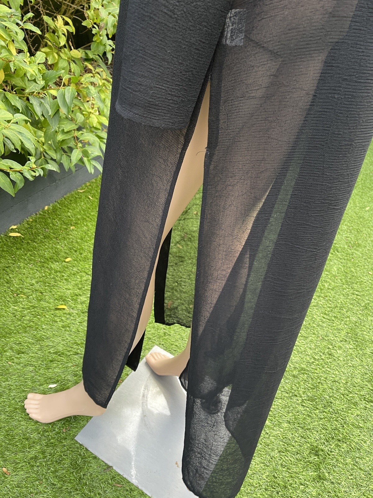 Decisions Basic Long Black Jacket With Buttoned C… - image 6