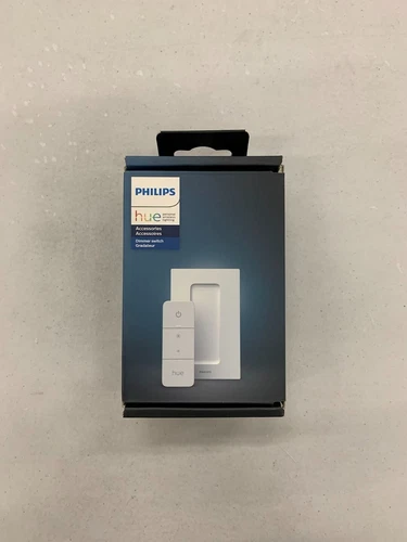 Philips Hue Smart Dimmer Switch with Remote, Turns Hue Lights On, Off, Dims o...
