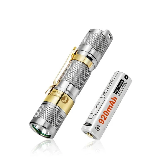 Linterna LED LUMINTOP Titanium Tool AA 2.0, 650 Lúmenes, Batería 14500 Incluida Foto 3 de 3