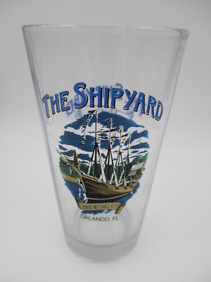 THE SHIPYARD BREWING CO - Orlando FL 6'' Beer Glass MAN CAVE