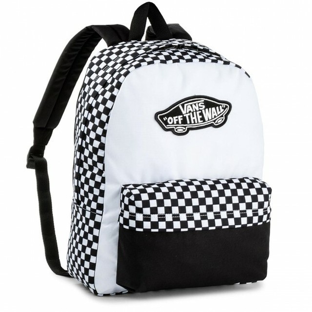 vans black and white checkered backpack