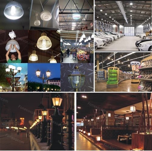2pcs 500W Equivalent LED Bulb 192-Chip Corn Light E26 5500lm 55W Cool Daylight - Picture 9 of 9