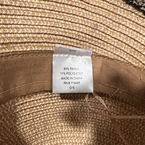 Beach Church Packable Cloche Hat Paper Polyester Women's Bow on side Adjustable - Picture 3 of 3