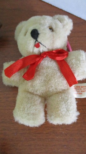 Set di 3 ORNAMENTI PELUCHE ANIMALI Natale ~ ORSACCHIOTTO, ORSO BRUNO, CAVALLO - Foto 3 di 4