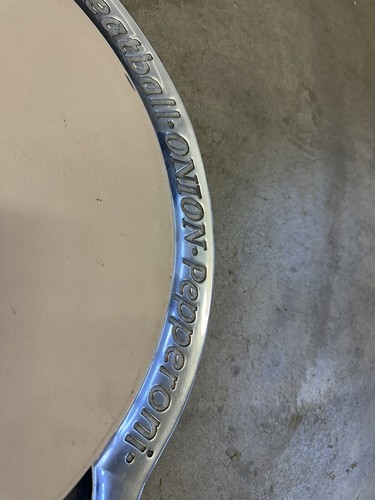 Lenox 15"Baking Stone with Stainless Steel Holder Cheese Kitchen Grazing Board - Picture 3 of 10