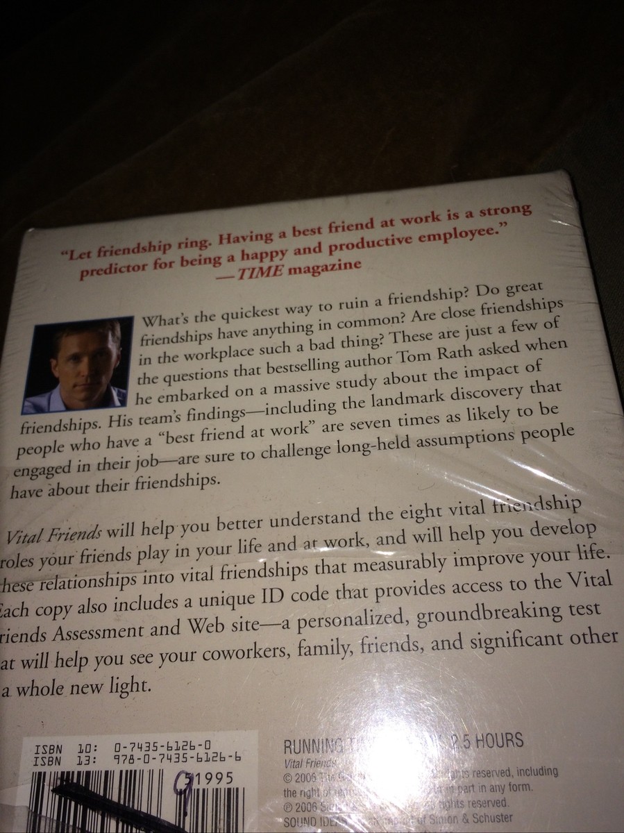 Vital Friends : The People You Can't Afford to Live Without by Tom Rath... 9780743561266 | eBay vital-friends-the-people-you-can-t-afford-to-live-without-by-tom-rath-9780743561266-ebay
