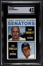 1964 Topps #167 Lou Piniella/Mike Brumley RC Rookie SGC 4