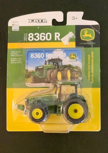 ERTL John Deere 2011 8360 R 1/64 Scale Collector Card Included NOS