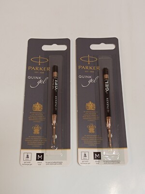 Parker Quink Z46 M schwarz Gel­schrei­ber­mi­ne (1950344) 2stück
