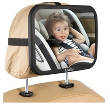 123 Baby Car Mirror Most Stable Backseat Mirror With Premium Matte...