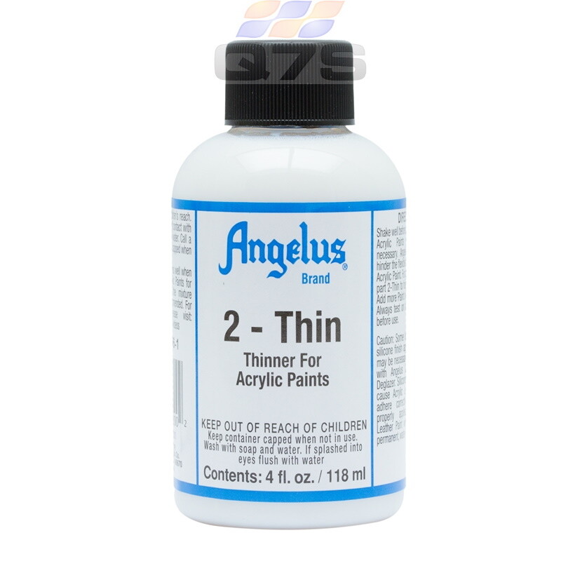 Angelus Brand Leather Acrylic Paint 2 Thin Thinner For Reducing Viscosity 4oz UK