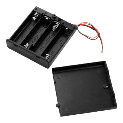 UP10x 4slot AA Battery Holder W/ On/Off Switch 6V Battery Holder with ...