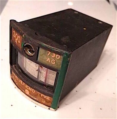 Vintage New York City Subway Trolley Train Meter 50s 60s Merrick Rd Long Island