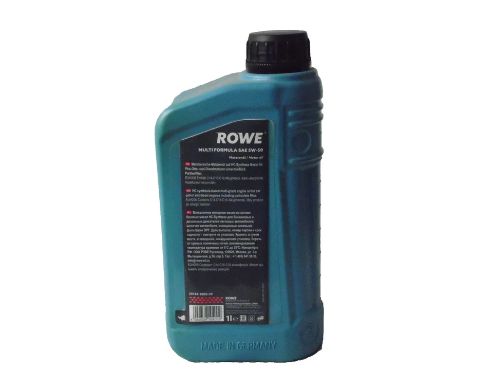 ROWE HIGHTEC MULTI FORMULA SAE 5W-50 1 Liter Motorenöl - Bild 2 von 4