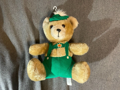 Vintage Etone International Teddy Bear Lederhosen Bavarian Stuffed Animal 10''