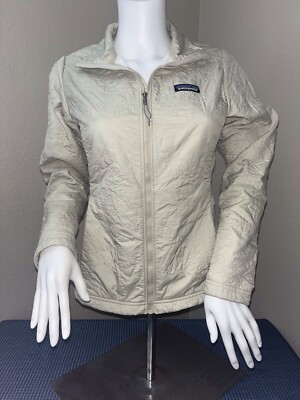 Patagonia Women's Sand/beige Orchid Cove Valley Quilt Jacket Size