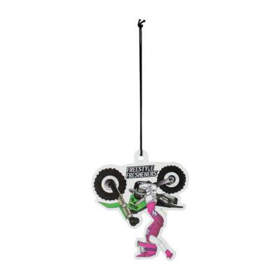 FREESTYLE FRESHENERS MOTOCROSS BACK FLIP LUFTERFRISCHER BUBBLE GUM GESCHENKIDEE