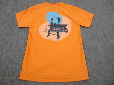 T-shirt Pêche Reel Legends Femme - Orange, Manches Longues, Taille M