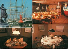 AK Bremerhaven, Seute Deern, Restaurant Am Alten Hafen ungelaufen  (Nr. 2169)