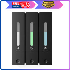 Shampoo and Conditioner Dispenser - Wall-Mounted 3-Chamber Shower Soap Dispenser