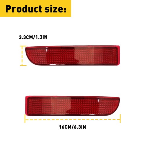 2PCS Rear Bumper Reflector Light For 2012 Base Toyota RAV4 Limited EV Waterproof - Picture 6 of 19
