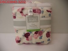 Hudson Baby Infant Girl Floral Plush Sleeping Bag, Size 12-18M L 660168591354