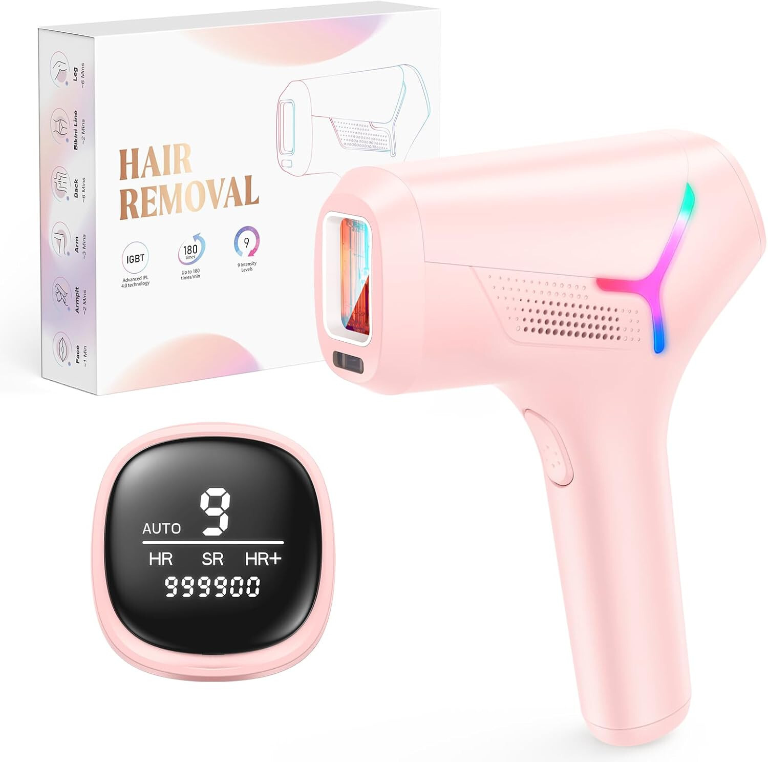 Sistema Epilazione Laser IPL IGBT 9 Livelli - Efficacia Permanente Corpo