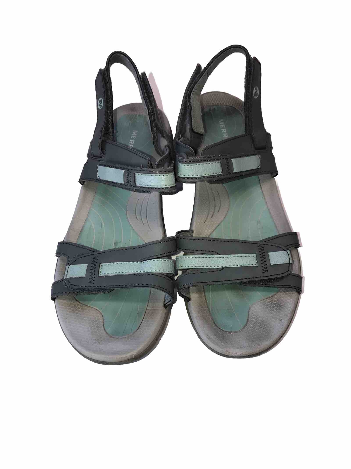 Sandali sportivi Merrell donna taglia 9 blu Sedona surf performance cinturino punta aperta