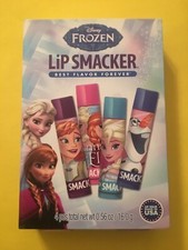 4 Lip Smacker Lip Balms  Disney Frozen Holiday Limited Edition Gift Set