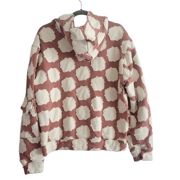 Mind Liquid Studio Men Size XL Patchwork Zip Hood… - image 3