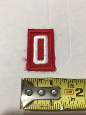 Cub Scout BSA Pack Number Uniform Embroidered Sleeve Patch Red White 0 MR FS