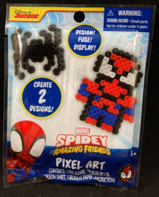 Marvel Spidey - Pixel Art - Melty Bead Craft Art Kit - Spiderman