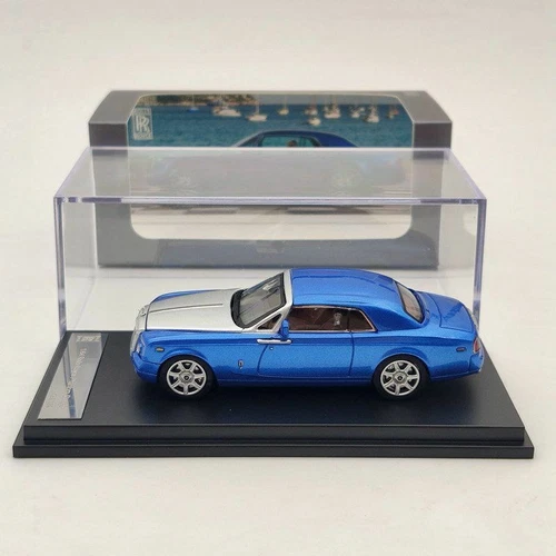 1:64 Scale DieCast Model Car Rolls Royce Phantom VII Blue/Silver New in Box - Picture 2 of 4