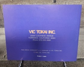 The Krion Conquest Nes Manual only