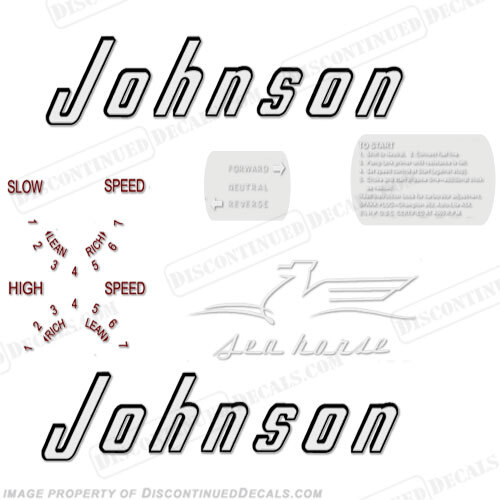 Calcomanías para Johnson 1956 5,5 hp - Imagen 1 de 1