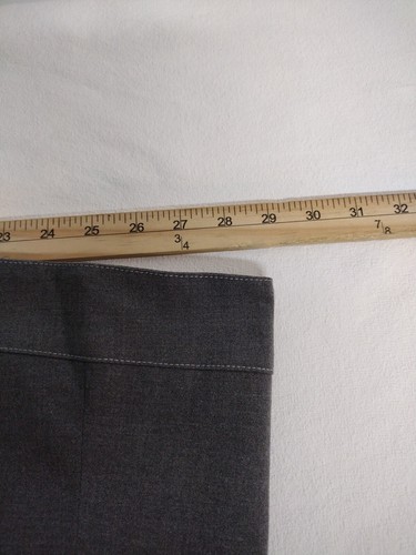 Evan-Picone Blazer 24W Gray Lined Full Zipper Suit Jacket Stretch - Picture 21 of 22