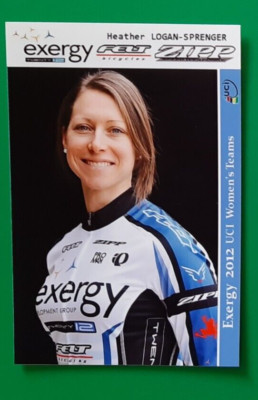 CYCLING Cycling Card HEATHER LOGAN-SPRENGER Team EXERGY 2012