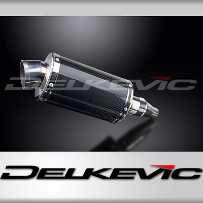 Kymco Downtown 300i 2011-2016 Slip On 9'' Oval Carbon Exhaust Muffler Kit