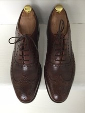 Mens, Shipton & Henage, Brown Leather Brogue, Size: 9