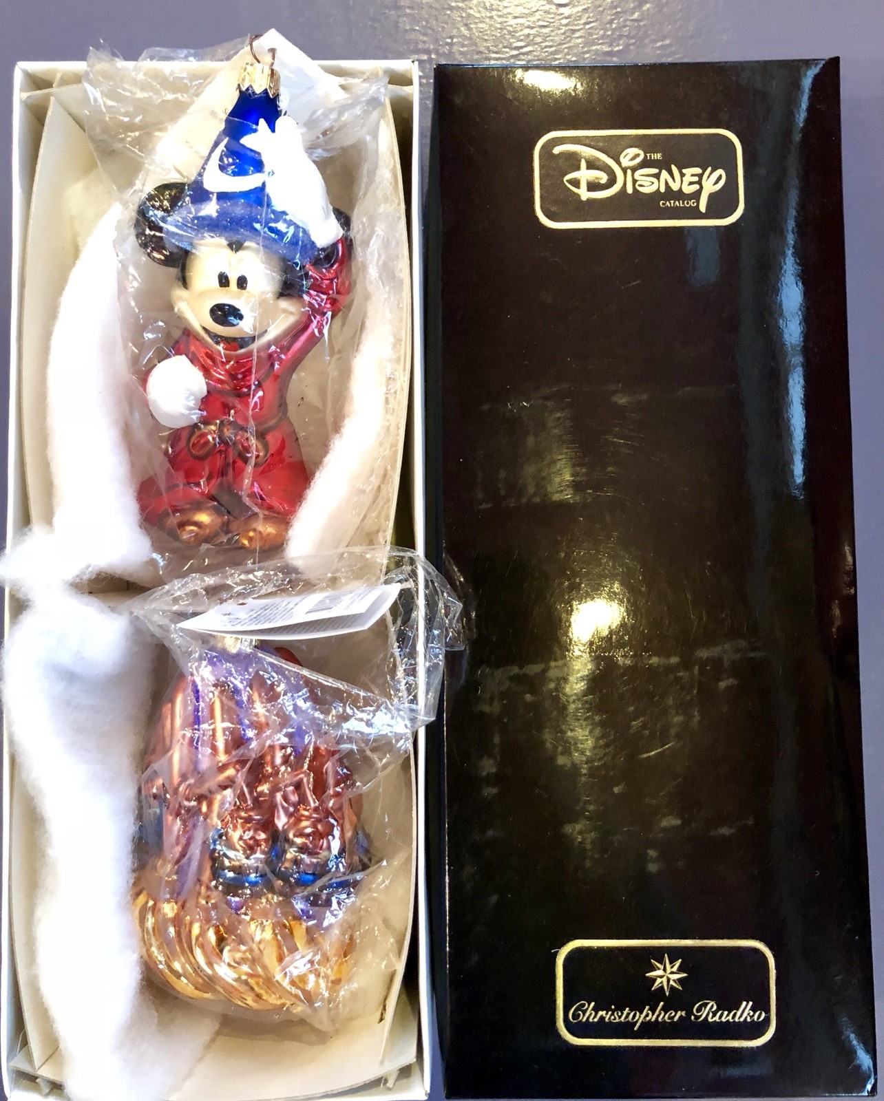 Radko Disney "SORCERER'S APPRENTICE MICKEY & FANTASIA BROOMS" Limited