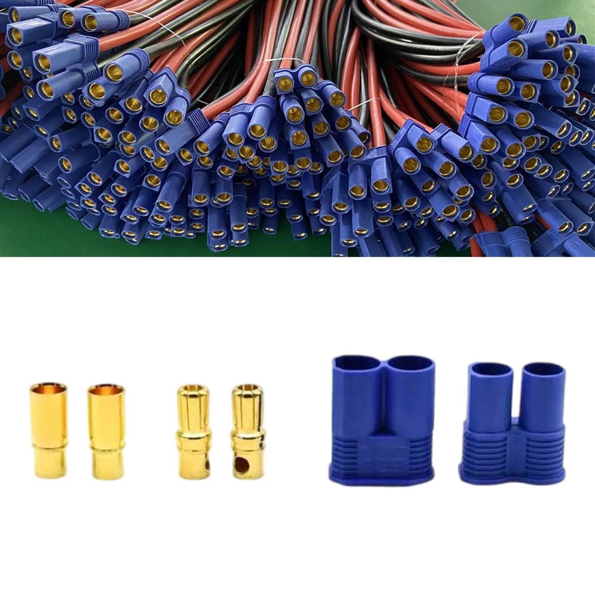 Yowoo EC3 Auf EC5 Adapter – 2 Paare, Für RC Lipo Akkus, Plug & Play Ohne Löten