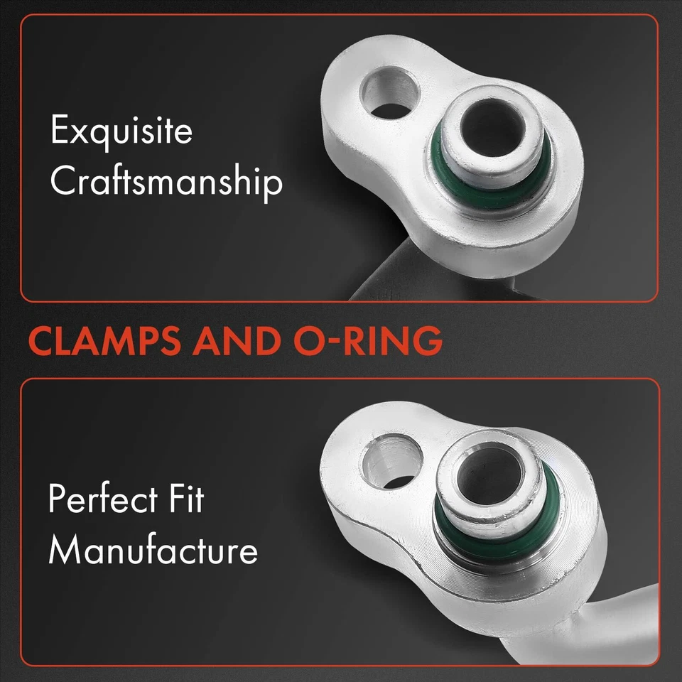 Nueva línea de descarga para Mazda 3 2004-2009 L4 2,0 L L4 2,3 L compresor a condensador Foto 2 de 4