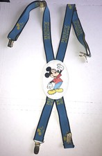 Vintage MICKEY MOUSE and Crew elastic Suspenders - The Walt Disney Company