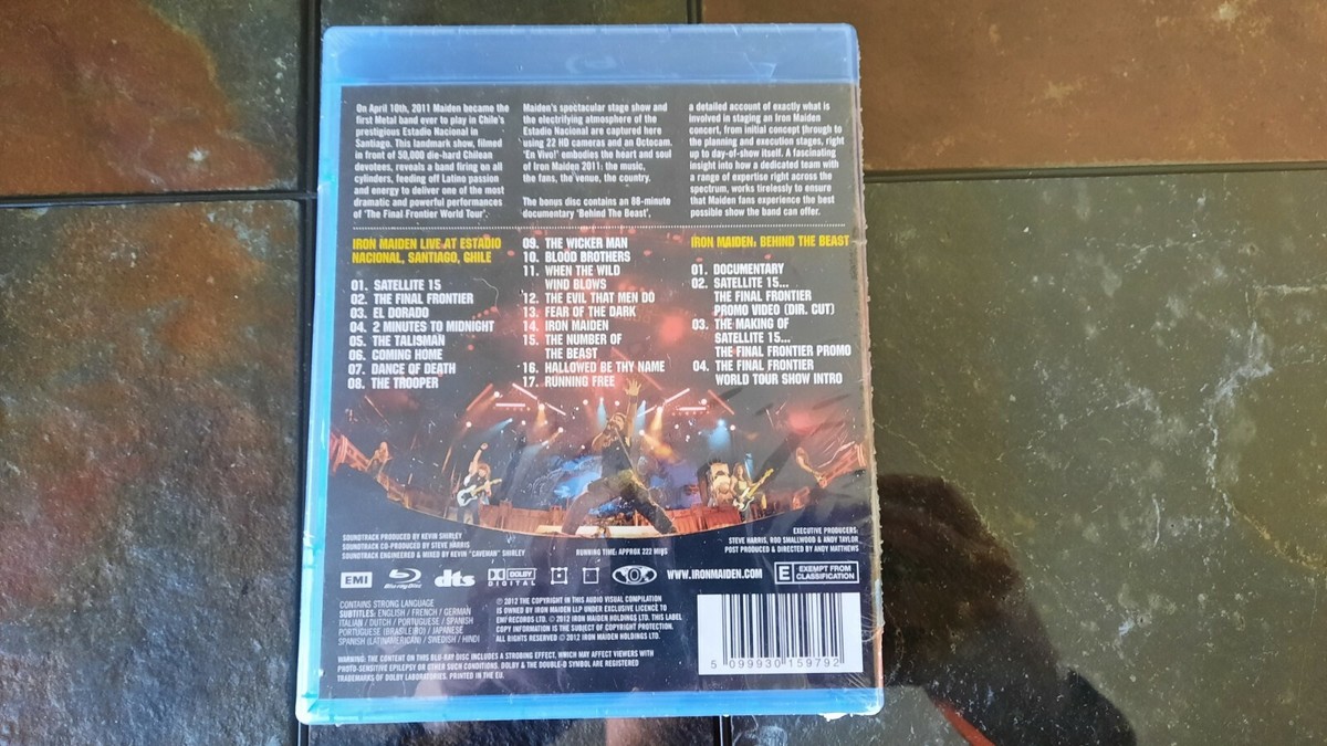 Iron Maiden: En Vivo! (Blu-ray) NEW damaged case 5099930159792| eBay