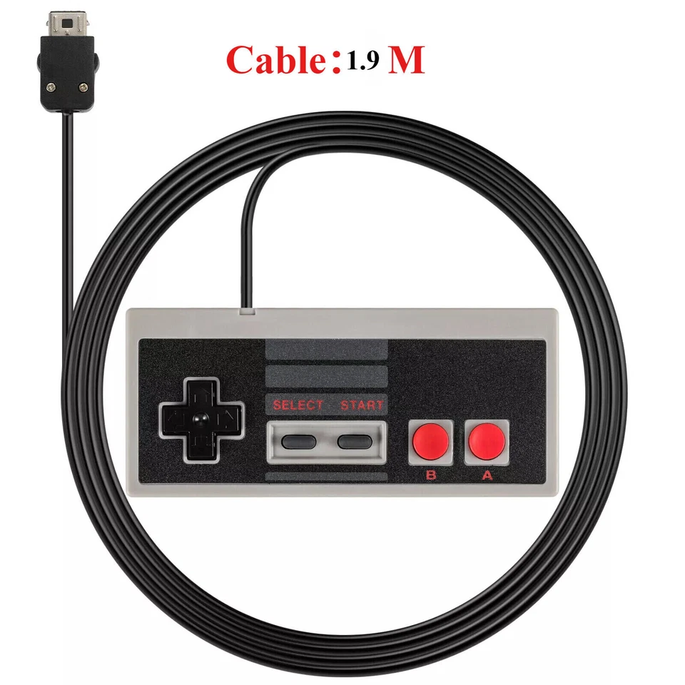 For Nintendo NES Mini Classic Edition Console Video Game Wired Controller Remote - Image 3 of 4