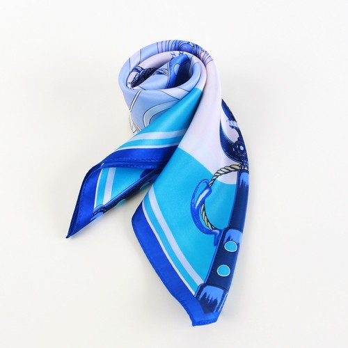 Jeelow 20x20 Inch Small Square 100% Silk Mulberry Scarf Scarves Hair Neckerchief - Picture 18 of 40