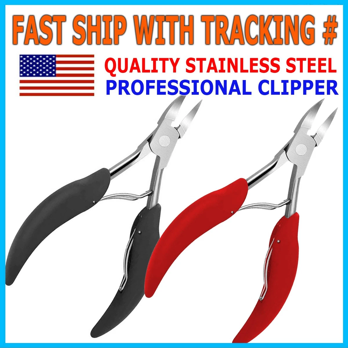 Extra Large Toe Nail Clippers For Thick Hard Nails Cutter Heavy Duty  Stainless