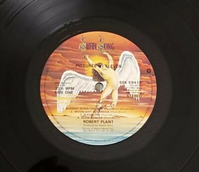 RARE LABEL MISPRESS Robert Plant Pictures At Eleven UK LP A1 B1 Led Zeppelin