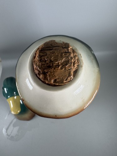 Jim Beam 1957 Regal China Mallard Duck Decanter 14” Ceramic Bottle w/ Cork - Picture 7 of 10